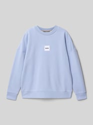 Bluza dresowa o regularnym kroju z mieszanki bawełny od BOSS - 27