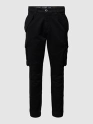 Cargohose mit Gesäßtaschen Modell 'COMBAT' von Alpha Industries Schwarz - 35