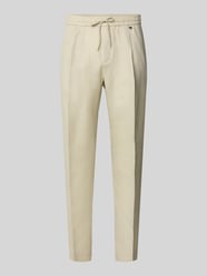 Regular Fit Hose aus Leinen-Viskose-Mix Modell 'NEIL' von Antony Morato Beige - 39