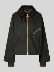 Relaxed fit gewaxt jack van puur katoen, model 'ARLENE' van Barbour - 25