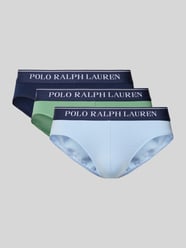 Regular Fit Slips mit Teilungsnähten im 3er-Pack von Polo Ralph Lauren Underwear Grün - 3