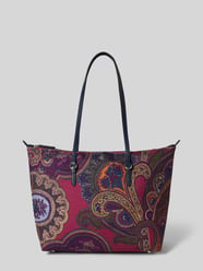 Tote Bag mit Paisley-Muster Modell 'KEATON' von Lauren Ralph Lauren Blau - 38