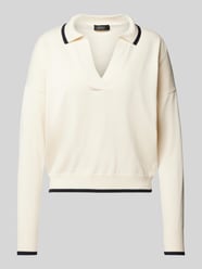 Gebreide pullover met ribboorden, model 'FLORRIE' van Lauren Ralph Lauren - 15