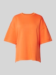 Sweatshirt mit 1/2-Arm Modell 'Bessia' von MSCH Copenhagen Orange - 5
