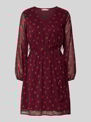 Tailliertes Freizeitkleid mit Ballonärmeln Modell 'CERA' von Only Bordeaux - 42