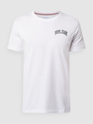 Regular Fit T-Shirt mit Logo-Print Modell 'Adney' von Pepe Jeans Weiß - 33