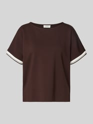 T-Shirt aus Viskose-Mix mit Rundhalsausschnitt Modell 'Giprep' von OPUS - 7