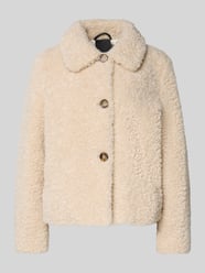 Regular Fit Jacke aus Teddyfell mit Umlegekragen von Fuchs Schmitt - 31