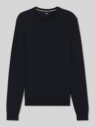 Regular fit pullover van scheerwolmix, model 'HABITO' van BOSS - 47
