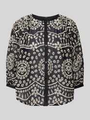 Bluzka o kroju relaxed fit z rękawem 3/4 od Lanius - 47