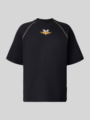 Oversized T-Shirt mit Label-Print von Carlo Colucci - 35