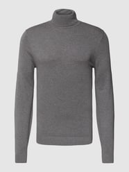 Longsleeve mit geripptem Rollkragen von MCNEAL Grau - 8