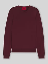 Regular Fit Strickpullover aus Merinowolle Modell 'SAN CEDRIC' von HUGO Bordeaux - 12