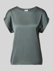 T-Shirt aus Satin mit Rundhalsausschnitt Modell 'ELLETTE' von VILA - 9