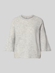 Oversize’owy sweter dzianinowy z rękawem 3/4 model 'SIMONI' od ONLY - 35