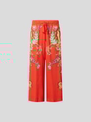 Stoffhose mit Allover-Muster von Etro Rot - 45