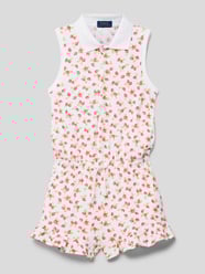 Playsuit mit Allover-Print Modell 'RUFFLE' von Polo Ralph Lauren Teens Weiß - 25
