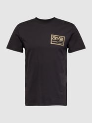 T-Shirt mit Label-Print von Versace Jeans Couture Schwarz - 6