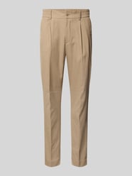 Spodnie do garnituru o kroju slim fit z elastycznym pasem od s.Oliver BLACK LABEL - 40
