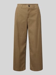 Wide leg broek met structuurmotief van More & More - 3