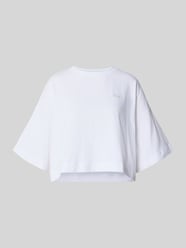 T-shirt o pudełkowym kroju z czystej bawełny od BOSS Orange - 25
