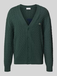 Cardigan mit großem Rückenlogo von Lacoste - 3