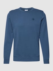 Sweatshirt mit Label-Detail von Knowledge Cotton Apparel Blau - 48