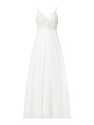 Abendkleid aus Tüll und Chiffon  von Luxuar Beige - 41