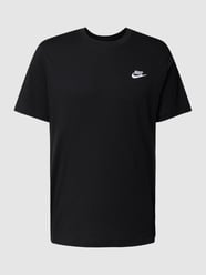 T-Shirt mit Logo-Stitching von Nike Schwarz - 46