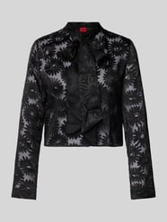 Regular fit strikblouse met semi-transparant design van HUGO - 2