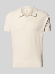 Koszulka polo o kroju regular fit z fakturą z cieniowanej przędzy od s.Oliver RED LABEL - 46