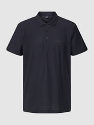 Poloshirt mit Label-Detail Modell 'Alanas' von JOOP! Jeans Blau / Türkis - 39