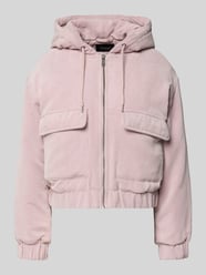 Regular fit bomberjack met capuchon model 'SUVA' van ONLY Fuchsia - 38