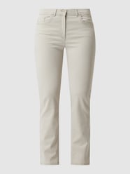 Straight fit broek met stretch, model 'Gina' van Zerres Wit - 28