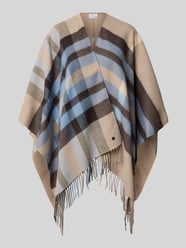 Schal mit Fransen Modell 'Poncho' von Fraas - 10