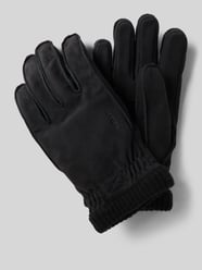 Lederhandschuhe mit Label-Detail Modell 'Joar' von Hestra - 3