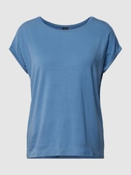 T-Shirt mit Kappärmeln Modell 'AVA PLAIN' von Vero Moda Blau - 17