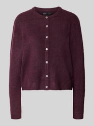 Loose Fit Strickjacke mit Rundhalsausschnitt Modell 'SIMONI' von ONLY Bordeaux - 29