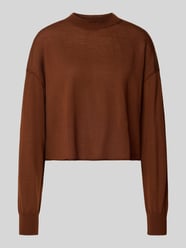 Sweter z dzianiny z żywej wełny model 'MALESE' od DRYKORN - 1