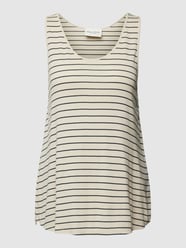 Tanktop mit Streifenmuster Modell 'Summer Sensation' von Marc O'Polo Beige - 19