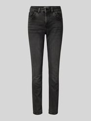 Skinny fit jeans in 5-pocketmodel, model 'Bradford' van MOS MOSH Grijs / zwart - 7