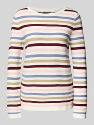 Pullover mit strukturierter Strickoptik von Tom Tailor Pink - 6
