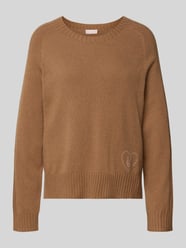 Strickpullover mit Kaschmir-Anteil von Liu Jo White Beige - 45