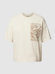 T-Shirt mit Motiv-Print auf der Rückseite von Marc O'Polo Beige - 29