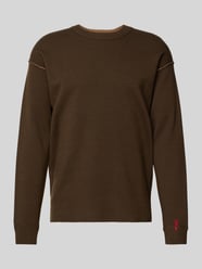 Regular Fit Strickpullover aus Woll-Baumwoll-Mix von Scotch & Soda - 1