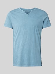 T-Shirt mit Serafino-Ausschnitt von Blend - 14