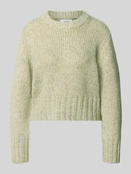 Sweter z dzianiny o kroju relaxed fit z domieszką bawełny od Topshop - 17