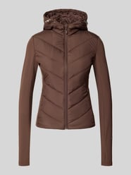Kurtka pikowana z kapturem model 'GRAZIA' od GUESS Activewear - 3