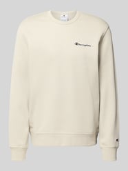 Sweatshirt met labelstitching van CHAMPION Beige - 45