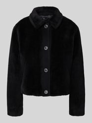 Kurtka z futerka z wykładanym kołnierzem od Marc Cain - 48